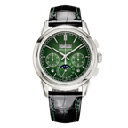 Perpetual Calendar Verde Couro  41MM -