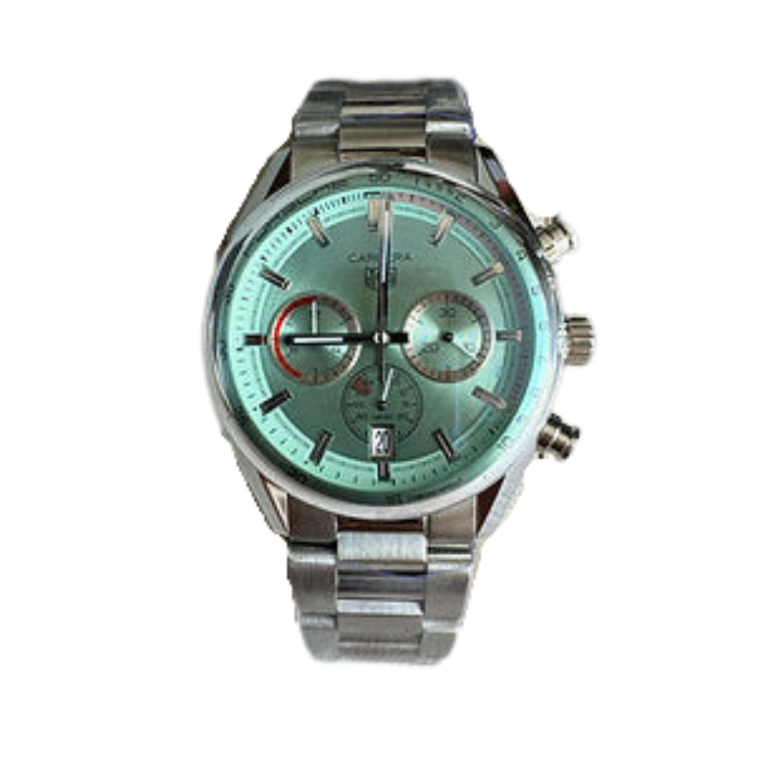 Carrera Porsche Prata VerdeE 41mm