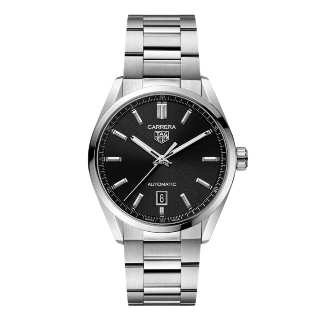 Carrera CAL 5 Prata Verde Automático 41mm