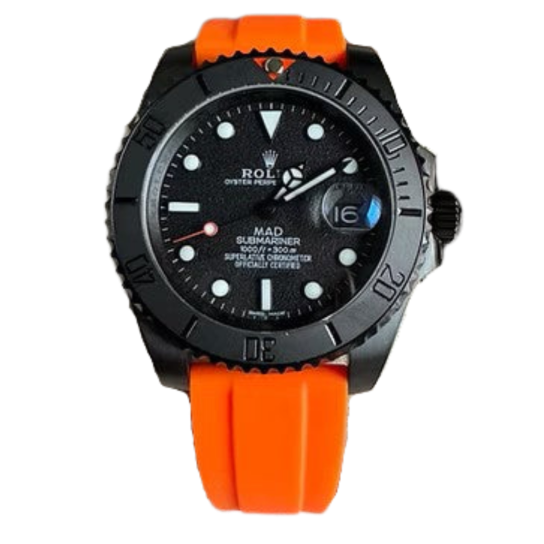 Submariner Mad Especial Preto Laranja