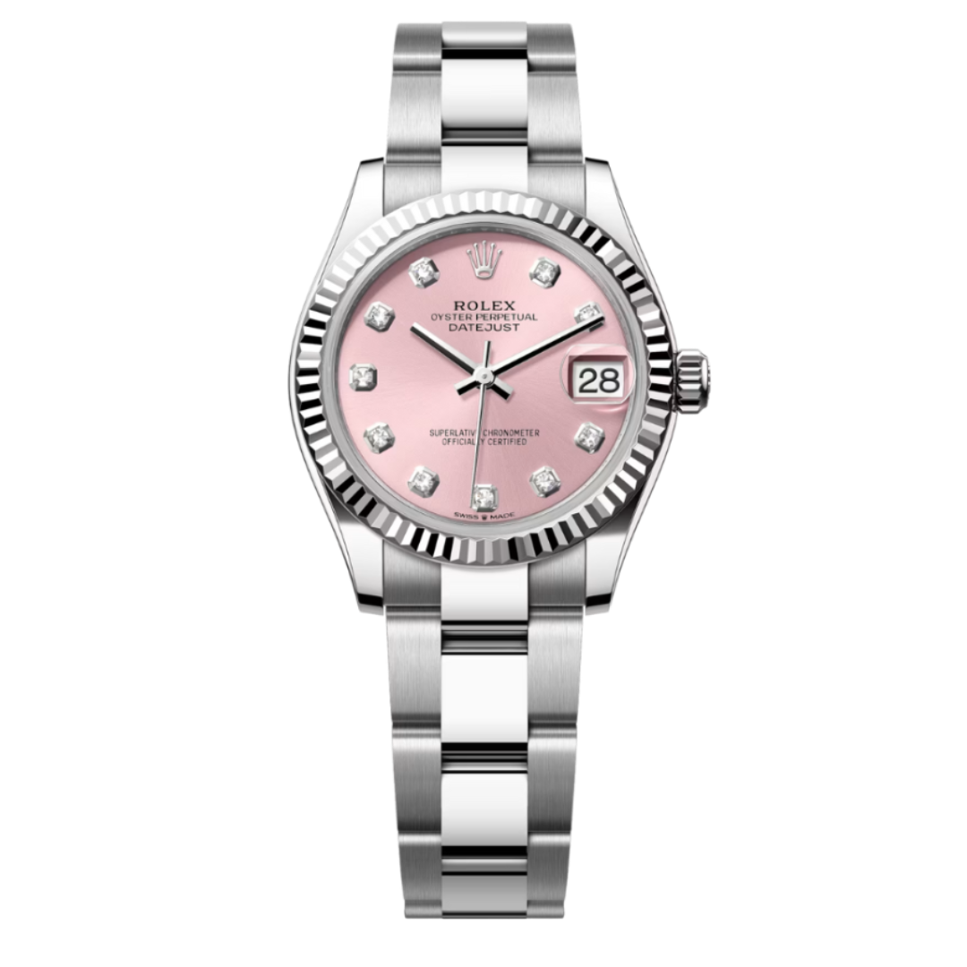 DateJust Prata Rosa Feminino 36MM