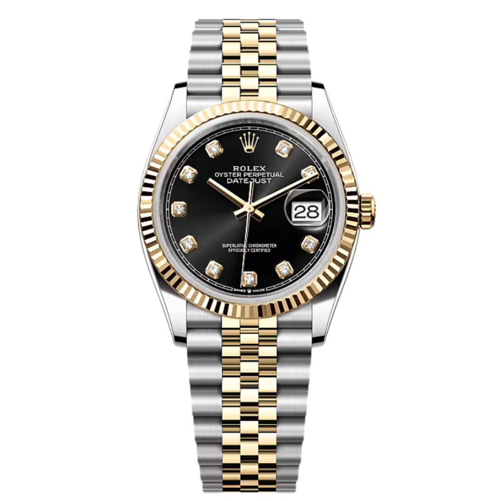 DateJust Misto Dourado Feminino Jubileu 36MM