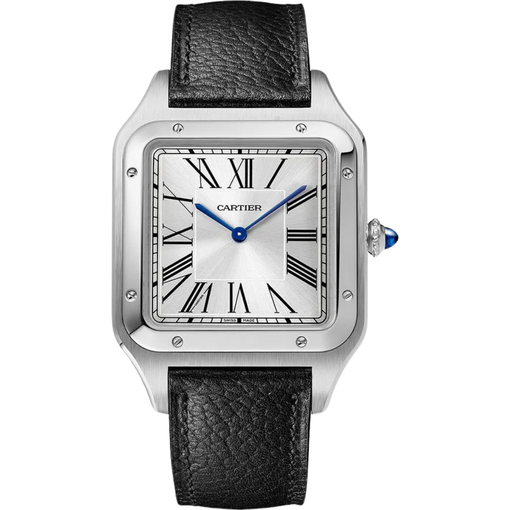 Santos Dumont Prata Couro