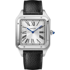 Santos Dumont Prata Couro