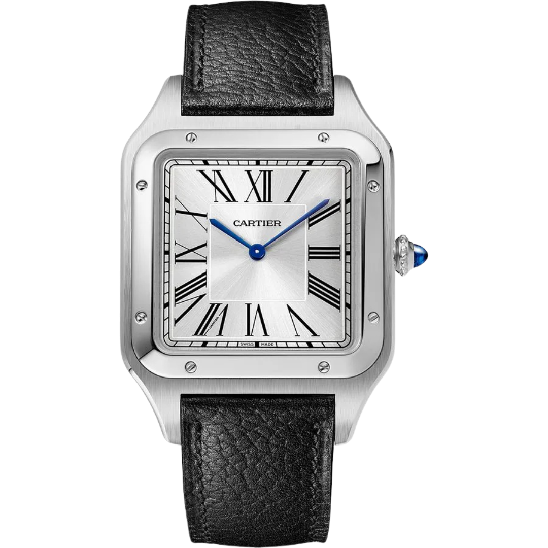 Santos Dumont Prata Couro