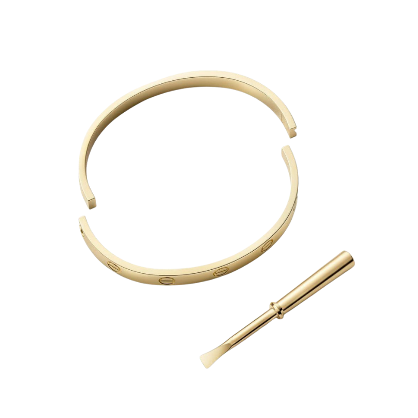 Bracelete Cartier com Chave Dourado