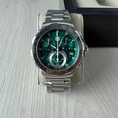 F1 Formula 1 PrataVerde 44mm