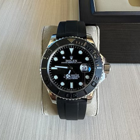 Yacht Master Prata Borracha 42MM