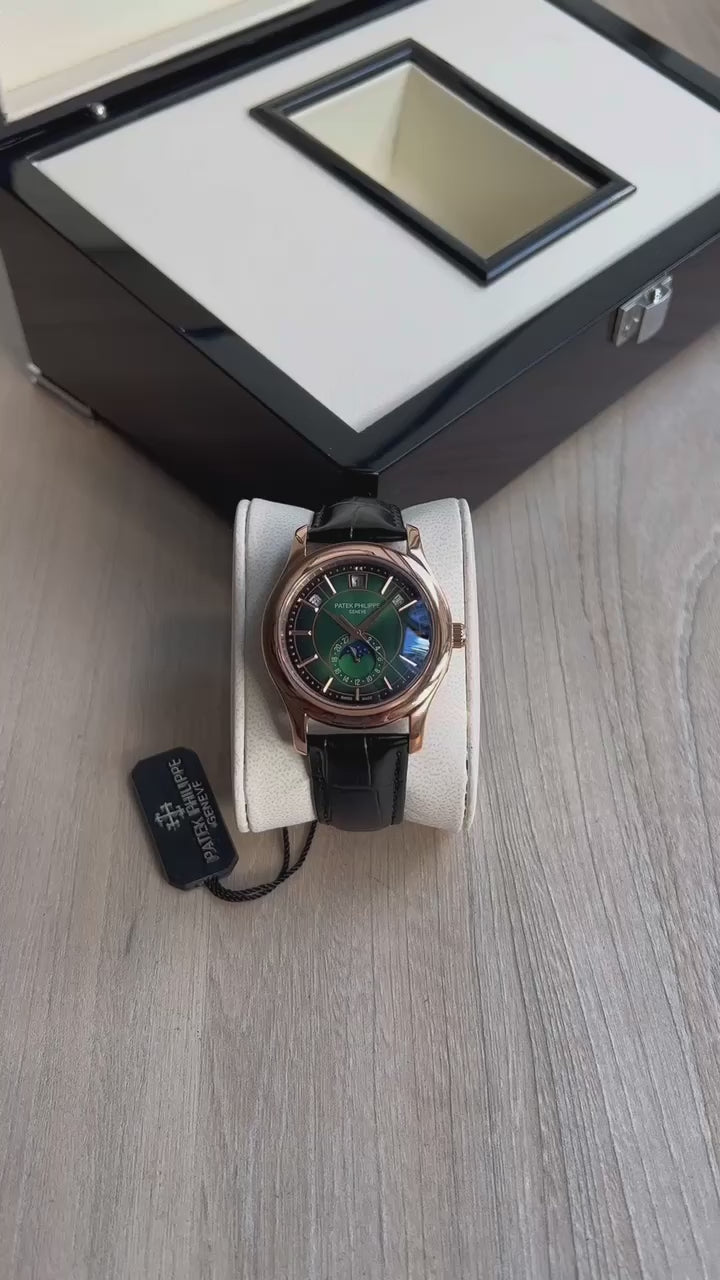 Annual Calendar Rose Verde 40mm