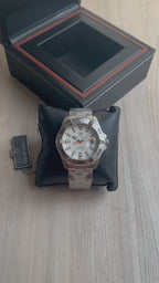 Aquaracer Branco 43mm Aço