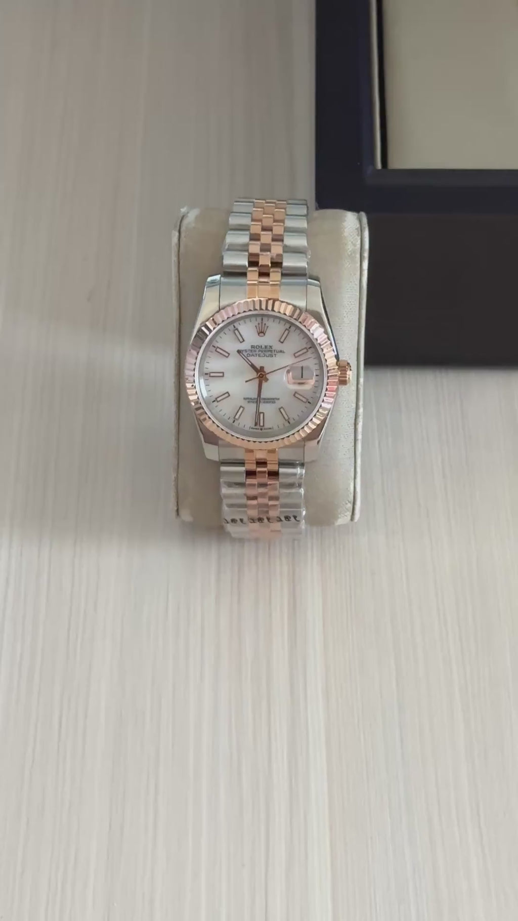 DateJust Misto Rose Branco Feminino 36MM