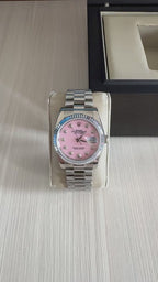 DateJust Prata Rosa Feminino 36MM